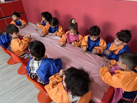 با سفال هویج درست کردیم /آشنایی با رنگ نارنجی