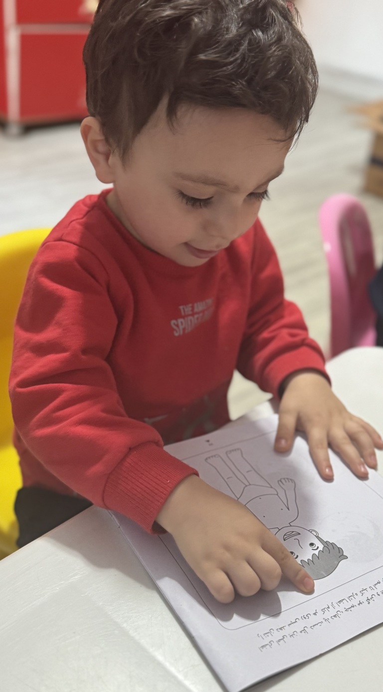 کار کتاب شناخت اعضای بدن