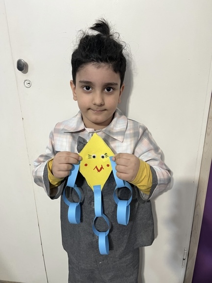 ک مثل بادکنک کاردستی بادکنک