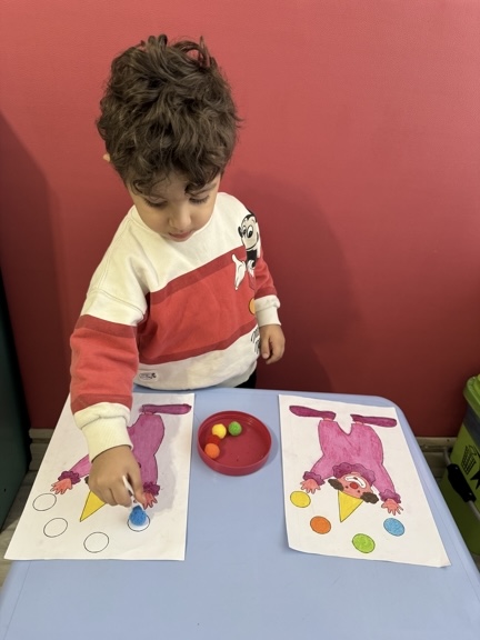 بازی دلقک بازیگوش با هدف الگویابی