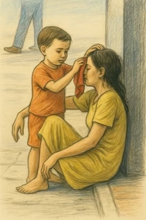 مادران تازه‌کار درست مثل سربازانی هستند که در میدان جنگ می‌خوابند