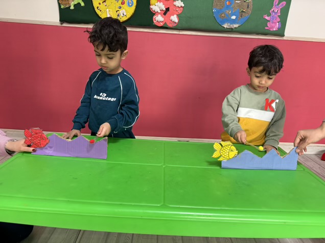 غذا دادن به ماهی ها مسیریابی