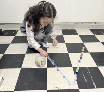 چیدمان روی خطوط شناخت عدد ۷