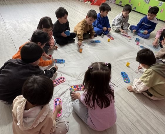 نقاشی روی سفره تجربه جدید